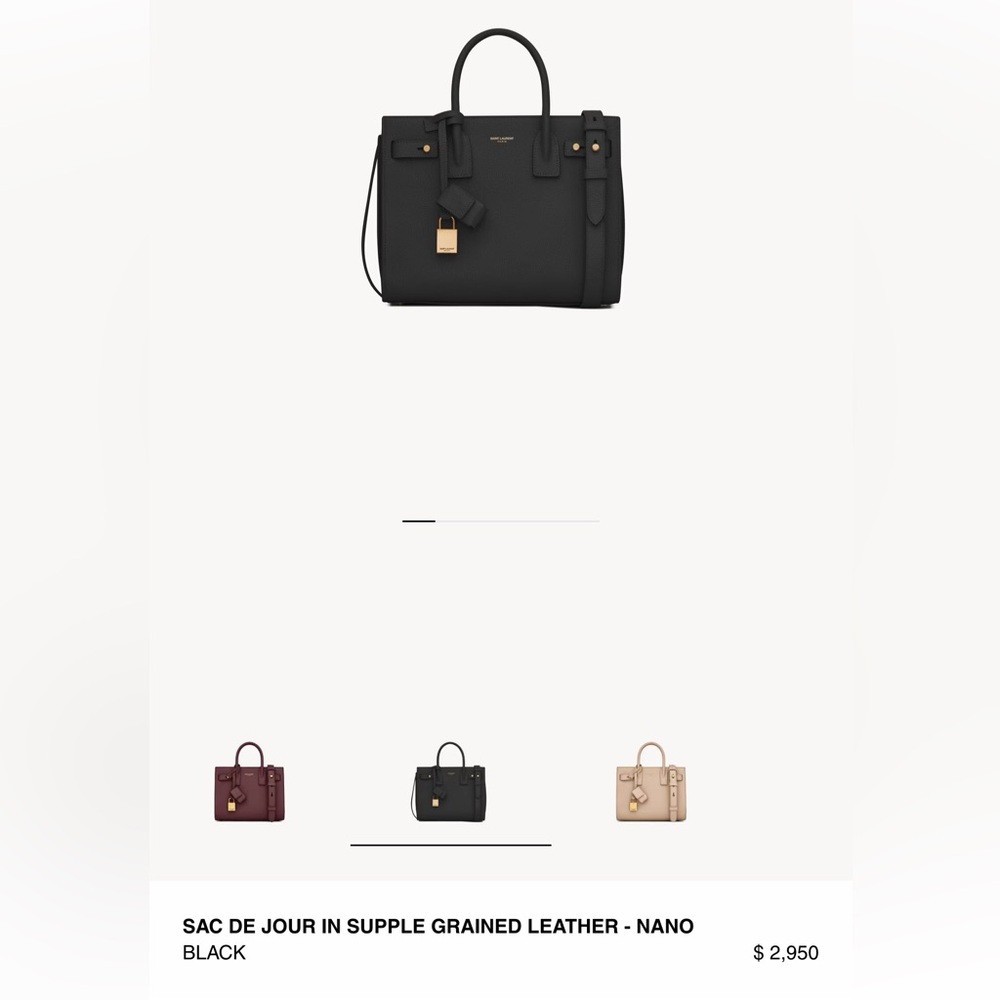 Saint Laurent Nano Sac de Jour Supple Grained Leather - Picture 15 of 15